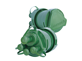 Injection molded medical part.