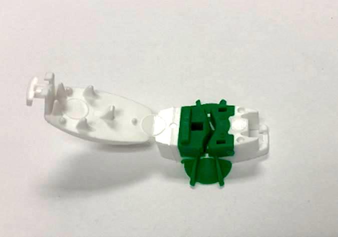 Over molded plastic medical part from Providien Medical in Carlsbad, CA.