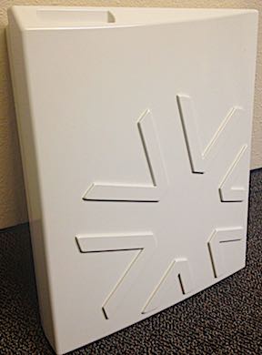 Twin Sheet thermoformed plastic cover for medical use.