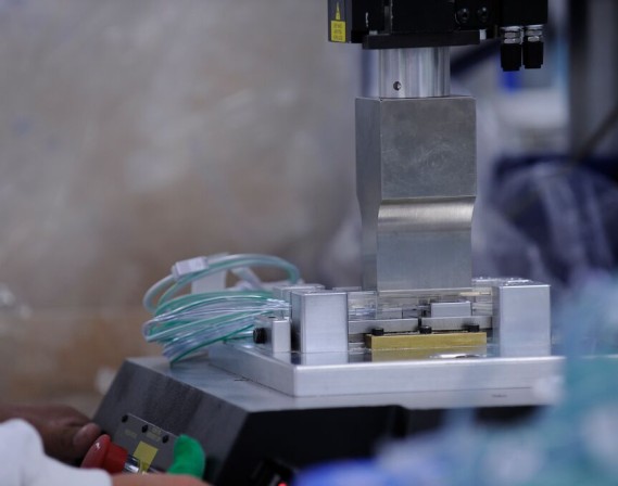 Injection molding medical device machinery.